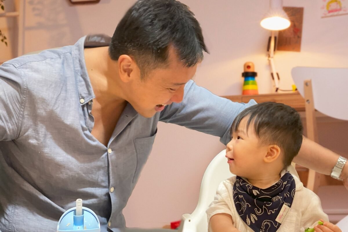 Father Demonstrating Parent & Family Support in Early Intervention Program